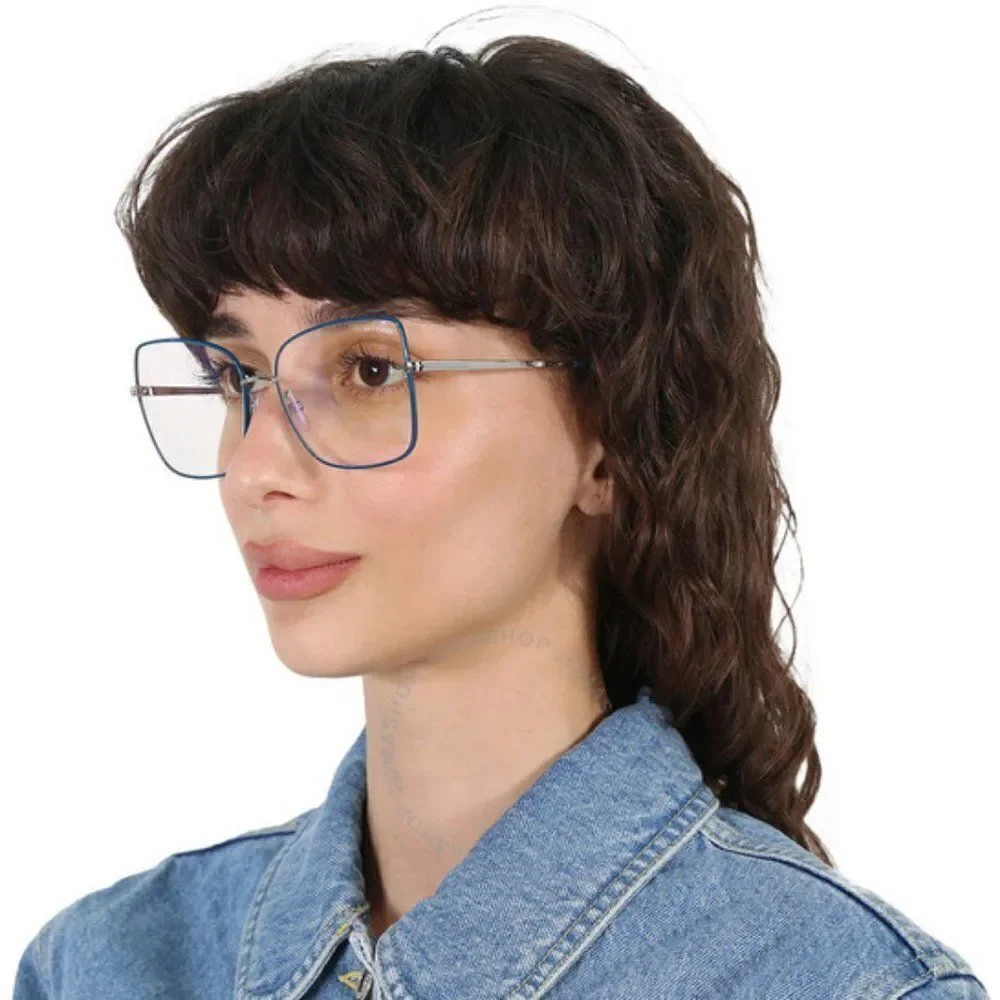 SALE! NEW TOM FORD FT5613-B 098 Butterfly Blue Block Metal Women Eyeglasses